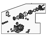 412006EX000 - Suspension: Differential Assembly for Honda Image