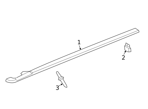 Exterior Trim - Pillars for 2013 Chevrolet Corvette #0