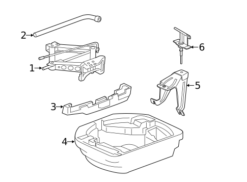 Jack & Components for 2020 Jaguar F-Type #1