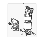 181506NHA00 - Exhaust: Converter for Honda Image