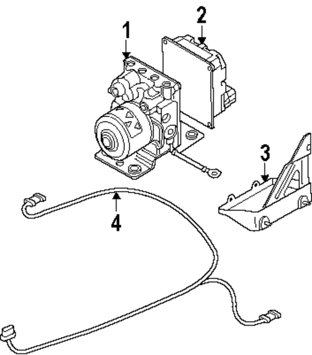 15364722 - : ABS Sensor Wire for GM Image