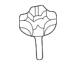 K2AA56960B - Suspension: Spare Wheel Retainer for Kia: Rio, Sephia, Spectra Image