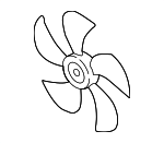 PE0115140 - Cooling System: Fan Blade for Mazda: CX-5 Image
