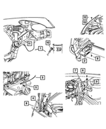 6505171AA - Electrical: U Multi Thread Nut for Chrysler: PT Cruiser, Town &amp; Country, Voyager | Dodge: Caravan, Grand Caravan, Neon Image