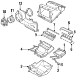 52470156 - HVAC: Heater Core for Buick: Skyhawk, Skylark, Somerset, Somerset Regal | Cadillac: Cimarron | Chevrolet: Beretta, Cavalier, Corsica | Oldsmobile: Achieva, Calais, Cutlass Calais, Firenza | Pontiac: Grand Am, J2000 Sunbird, Sunbird Image