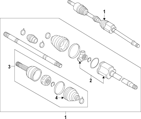 Axle Shafts & Joints for 2021 Nissan Qashqai #0