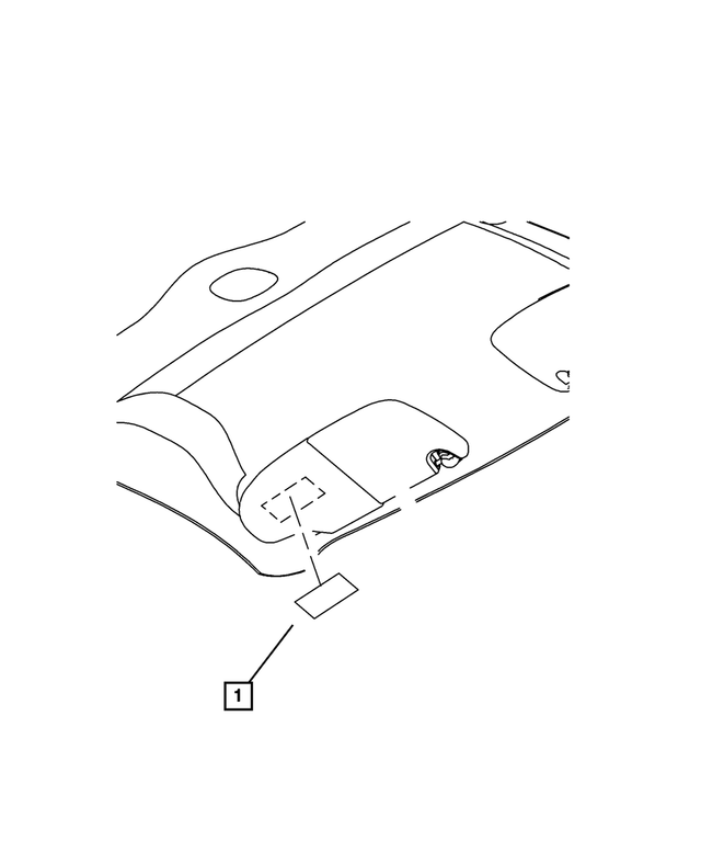 4897875AA - Labels: Air Bag Warning Label for Mopar Image image