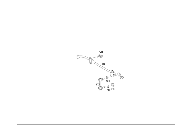 3904 - Springs, Suspension and Hydraulics: Hexagon Head Bolt for Mercedes-Benz Image image