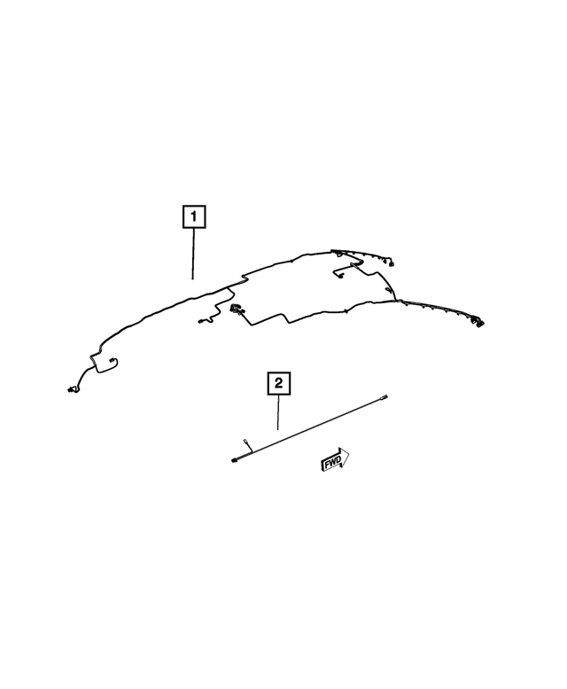 68435928AB - Electrical: Header Wiring for Mopar Image