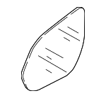 3CN857522L - Body: Mirror Glass for Volkswagen: Atlas, Atlas Cross Sport Image