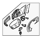 3CN857508AM9B9 - : Mirror Assembly for Volkswagen: Atlas Image