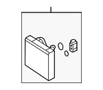 1K1820103E - HVAC: Evaporator Core for Volkswagen: CC, Eos, Golf, Golf R, GTI, Jetta, R32, Rabbit, Tiguan, Tiguan Limited Image