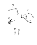 5006617AH - Steering: Power Steering Pressure Hose for Mopar Image