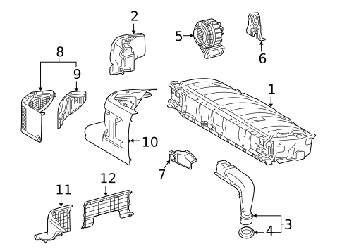 Battery for 2024 Toyota Venza #1