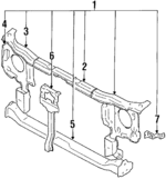 6251047R00 - : Upper Tie Bar for Nissan Image