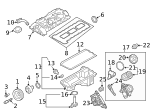7119963151 - Engine: Drain Plug O-Ring for BMW Image