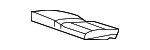 23319393 - Body: Seat Cushion Pad for Buick: Enclave | Chevrolet: Traverse | GMC: Acadia, Acadia Limited | Saturn: Outlook Image