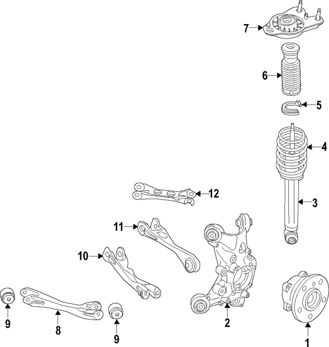 33536878220 - Suspension: Coil Spring for BMW Image