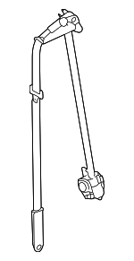 7321006060B1 - Electrical: Belt &amp; Retractor for Toyota: Solara Image