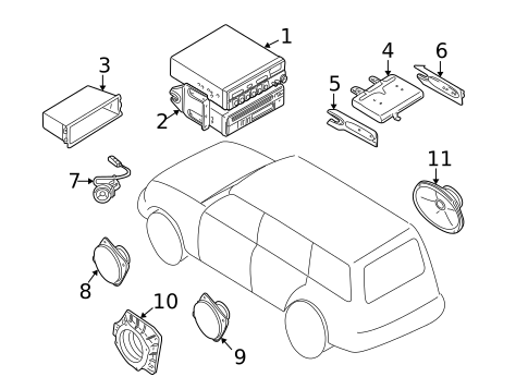 Sound System for 2002 Mitsubishi Montero #0