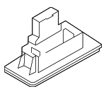 8W6943021B - Electrical: License Lamp for Audi: Q3, Q5, Q5 PHEV, Q5 Sportback, Q7, RS5, RS5 Sportback, SQ5, SQ5 Sportback, SQ7 Image