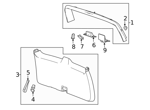 Interior Trim for 2017 GMC Yukon #0
