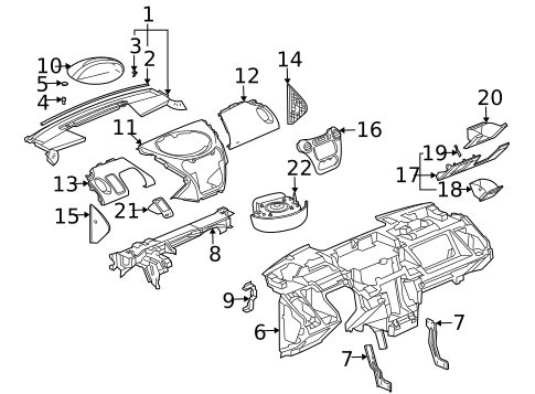 Instrument Panel for 2004 Saturn Ion #0