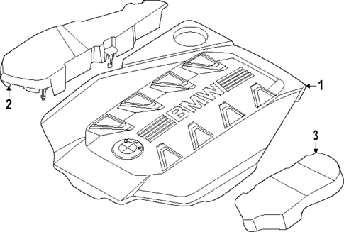 Engine Appearance Cover for 2025 BMW M5 #0