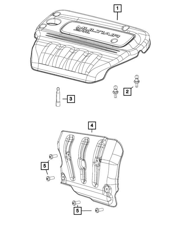 6510684AA - 2.4L I4 Gas; Engine: Ball Stud for Mopar Image