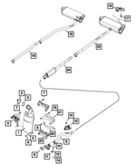 6106995AA - Exhaust: Hex Flange Head Bolt for Mopar Image image