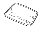 73211S02A00 - Body: Back Glass for Honda: Civic Image