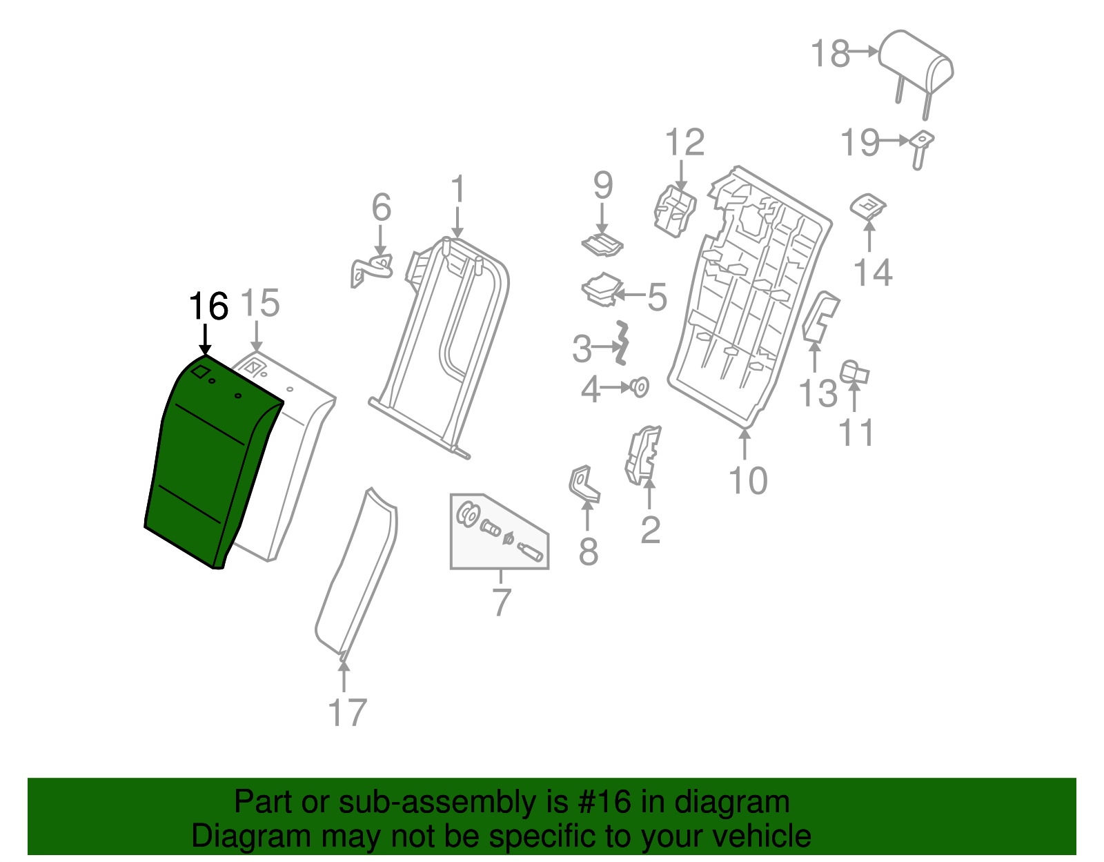 Seat Back Cover - BMW (52-10-3-410-420)
