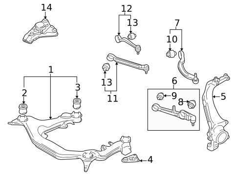 Suspension Components for 2001 Volkswagen Passat #0