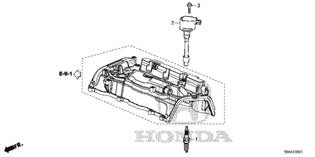 Plug Top Coil - Plug (2.0L) for 2016 Honda Civic #0