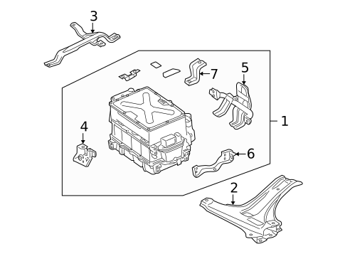 Electrical Components for 2011 Lexus HS250h #3