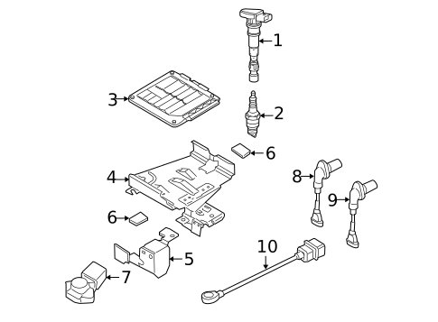 Powertrain Control for 2008 Volkswagen R32 #0