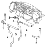 96457289800 - : Connector Pipe for Porsche: 911 Image