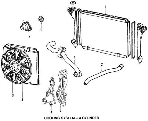 Radiator & Components for 1991 Dodge Spirit #0