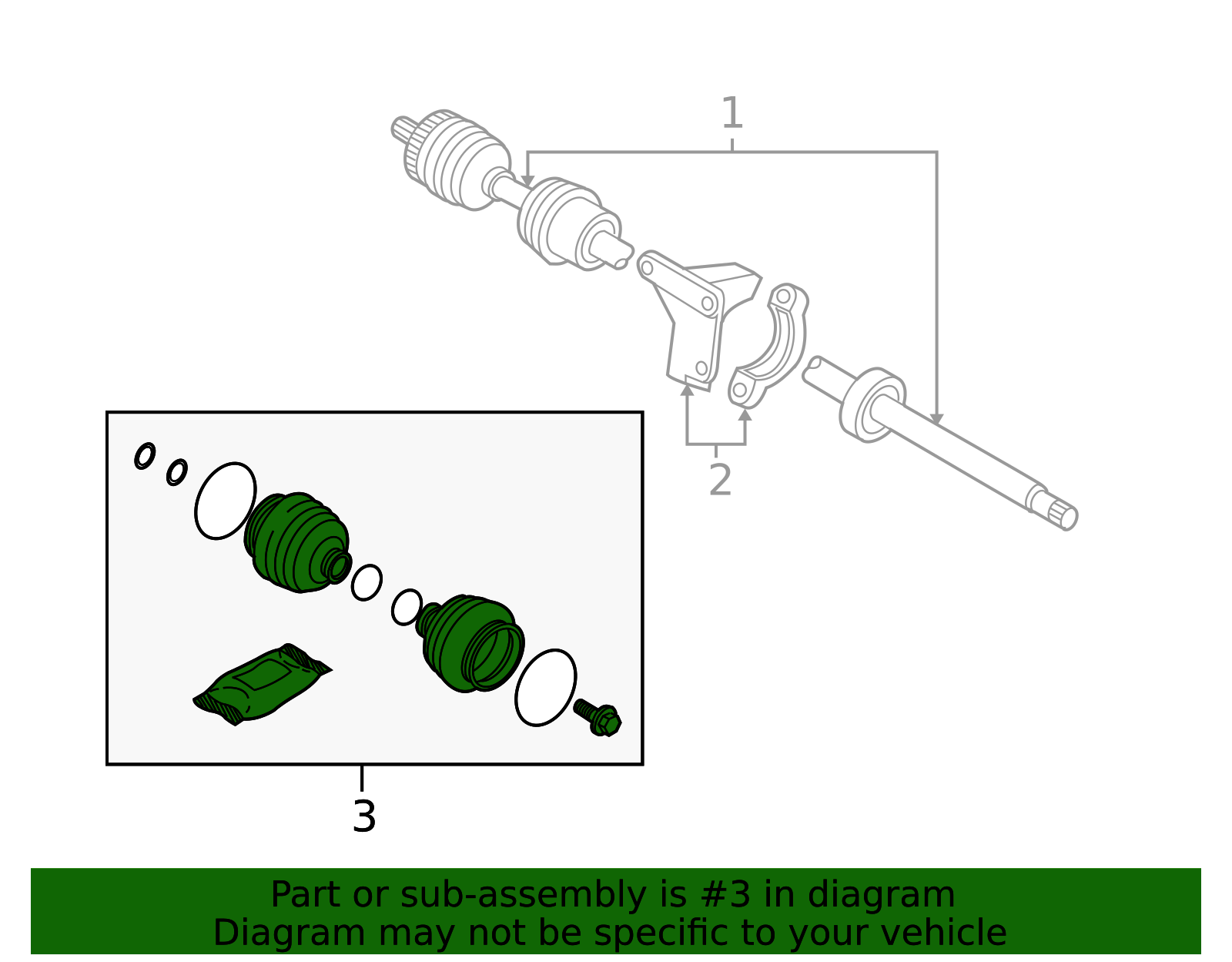 2005-2013 Volvo Cv Joint Boot Kit 31256406 | TascaParts.com