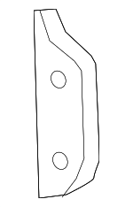 41007363673 - Body: Baffle Plate for BMW: 530e, 530e xDrive, 530i, 530i xDrive, 540d xDrive, 540i, 540i xDrive, M5, M550i xDrive Image