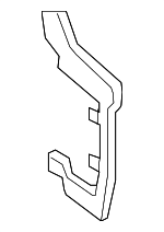 41007342776 - Body: Baffle Plate for BMW: 530e, 530e xDrive, 530i, 530i xDrive, 540d xDrive, 540i, 540i xDrive, M5, M550i xDrive Image
