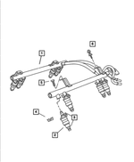 5072484AC - : Fuel Rail for Mopar Image