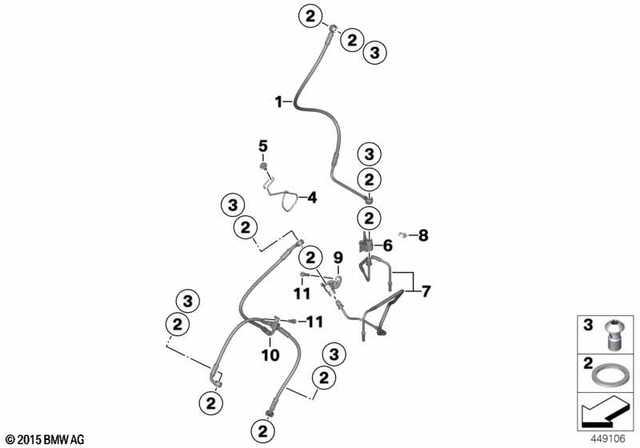 7119963072 - Brakes: Gasket Ring - A10X13.5-cu for BMW-Motorrad Image