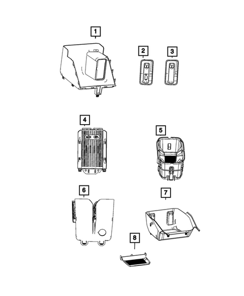 Consoles for 2026 Jeep Cherokee #1