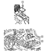 4766407AB - MPS6; 6-Speed; Automatic Transaxle: Transmission Shifter Bracket for Mopar Image