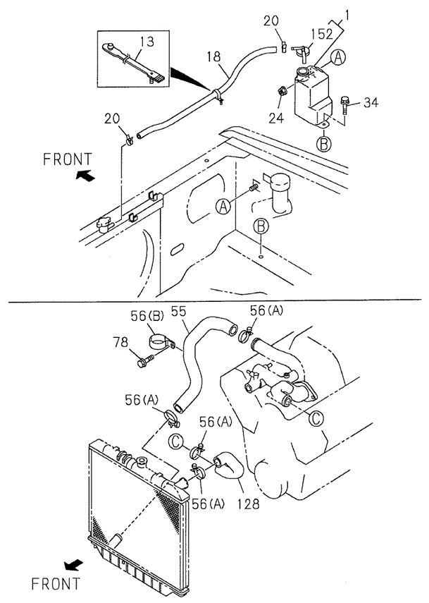 Radiator Hose for 2000 Honda Passport #0
