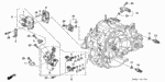 21236PAX000 - Transmission - Automatic: STAY A, SHIFT SOLENOID for Honda Image