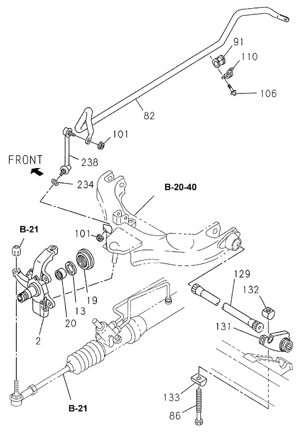 Knuckle for 2002 Honda Passport #0