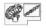 LR165016 - Suspension: Differential for Land-Rover Image