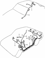 32158692671 - : Wire, Fuel Unit for Honda Image